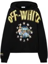 Off-white Fresco Star Over Hoodie In Black