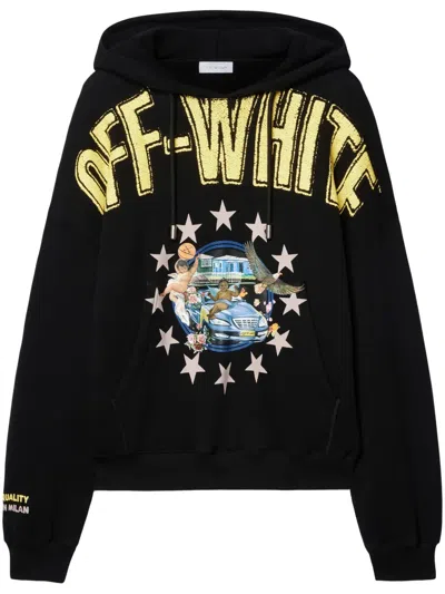 OFF-WHITE FRESCO STAR HOODIE