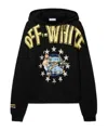 Off-white Fresco Star Over Hoodie In Black