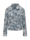 Off-white Fresco Tapestry Jacket In Serenity-mo