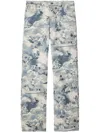 Off-white Fresco Tapestry Jeans In Blue