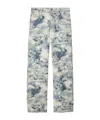 Off-white Fresco Tapestry Jeans In Gray