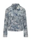 Off-white Fresco Tapestry Jacket In Blue