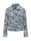 Off-white Fresco Tapestry Jacket In Blue