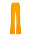 Off-white Front Slit Tailored Trousers In Orange