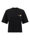Off-white Graphic Arrow Fruit Design T-shirt In Black