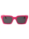 Off-white Fuchsia Acetate  Sunglasses