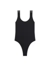 Off-white Off White Logo Swimsuit In Black