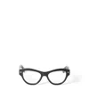 Off-white Full-frame Flat Mirror In Black
