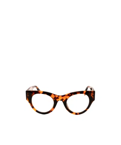 Off-white Full-frame Flat Mirror In Brown