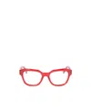 Off-white Full-frame Flat Mirror In Red