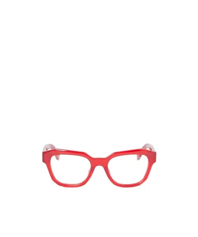 Off-white Full-frame Flat Mirror In Red