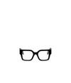 Off-white Full Frame Plain Mirror In Black