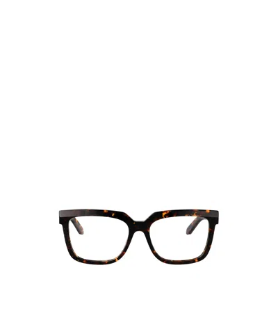 Off-white Full Frame Plain Mirror In Black