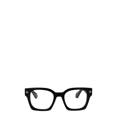 Off-white Full Frame Plain Mirror In Black