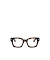 Off-white Full Frame Plain Mirror In Black