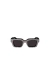 Off-white Full Frame Sunglasses In Black