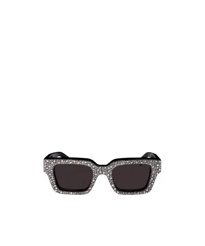 Off-white Full Frame Sunglasses In Black