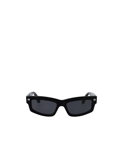 Off-white Full Frame Sunglasses In Black