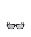 Off-white Full Frame Sunglasses In Black