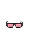 Off-white Full Frame Sunglasses In Black