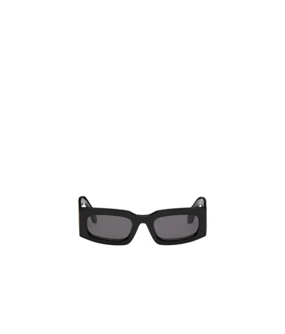 Off-white Full Frame Sunglasses In Black