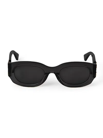 Off-white Full Frame Sunglasses In Black