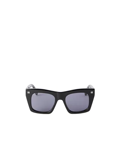 Off-white Full Frame Sunglasses In Black