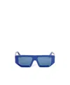 Off-white Virgil Square-frame Sunglasses In Blue