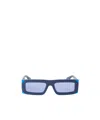 Off-white Full Frame Sunglasses In Blue