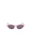 Off-white Full Frame Sunglasses In Gray