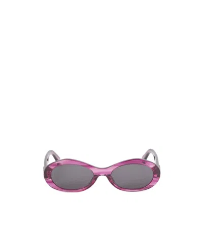 Off-white Full Frame Sunglasses In Gray