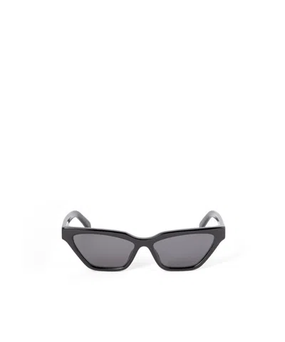 Off-white Full Frame Sunglasses In Gray