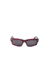 Off-white Full Frame Sunglasses In Gray