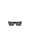 Off-white Full Frame Sunglasses In Gray
