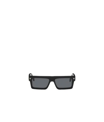 Off-white Full Frame Sunglasses In Gray
