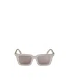 Off-white Full Frame Sunglasses In Gray