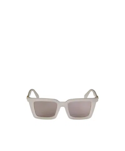 Off-white Full Frame Sunglasses In Gray