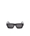 Off-white Manchester Rectangular Sunglasses In Gray