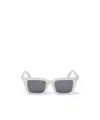Off-white Full Frame Sunglasses In Gray