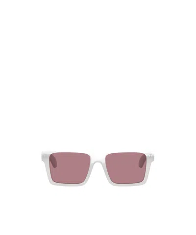 Off-white Full Frame Sunglasses In Nude