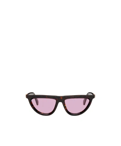 Off-white Full Frame Sunglasses In Pink