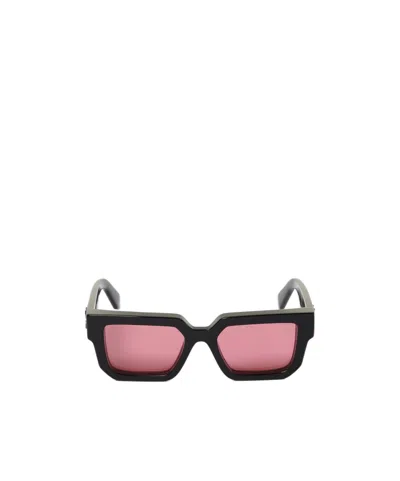 OFF-WHITE OFF-WHITE SILVERSTONE SQUARE FRAME SUNGLASSES
