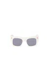 Off-white Full Frame Sunglasses In Purple