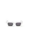 Off-white Arthur Rectangular Frame Sunglasses In White