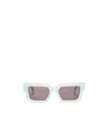 Off-white Full Frame Sunglasses In White