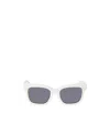 Off-white Full Frame Sunglasses In White