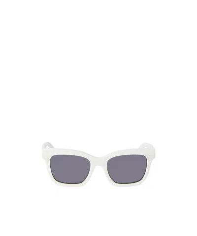 Off-white Full Frame Sunglasses In White