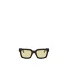 Off-white Full Frame Sunglasses In Yellow