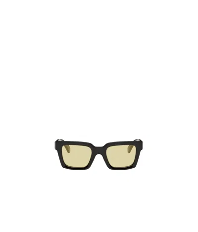 Off-white Full Frame Sunglasses In Yellow